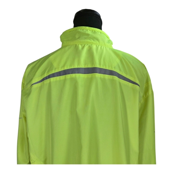 Adidas Bright Yellow Windbreaker with Black Details Size XL - Picture 5 of 11